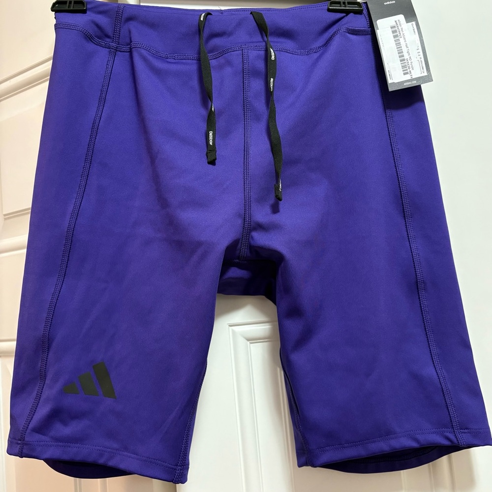 Adidas Men's Adizero Half Tight Deep Purple - Size M